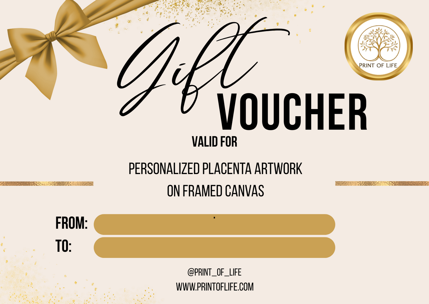 Gift Card Print of Life