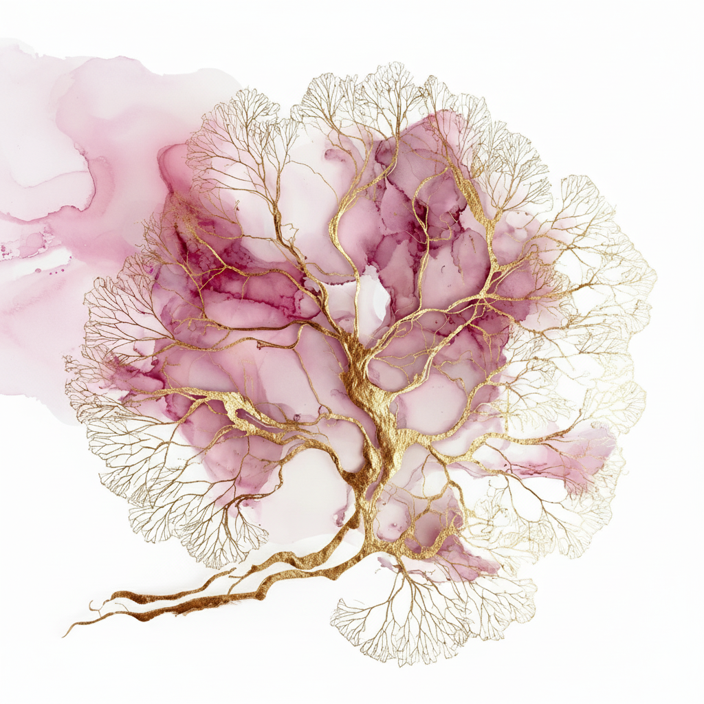 What is a placenta print and what materials are used